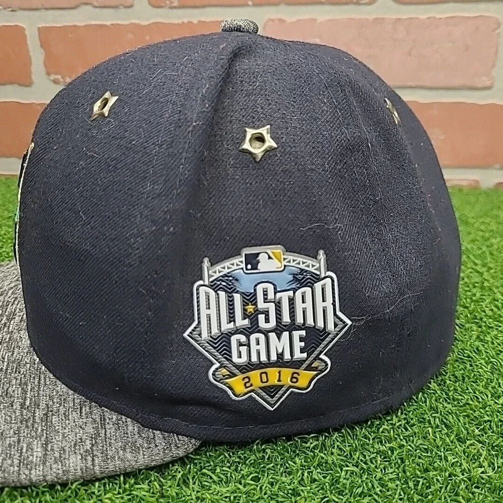 Seattle Mariners 2016 All Star Hat 7-1/4 Cap New Era MLB ASG Patch Star Grommets